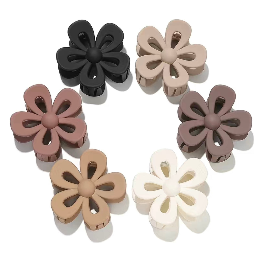 Flower Claw Clip Set